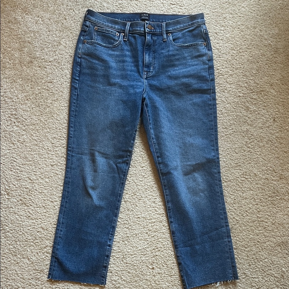 J. Crew Factory Essential straight jean in all-day stretch